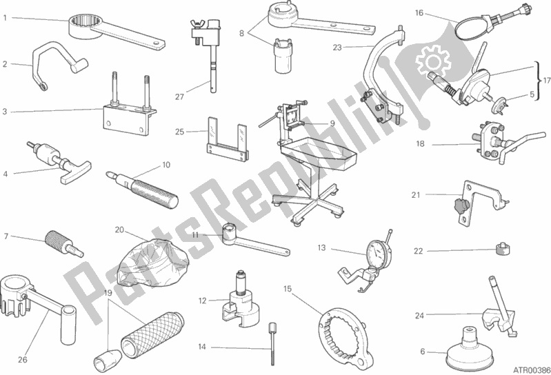 All parts for the Workshop Service Tools, Engine of the Ducati Scrambler Icon USA 803 2020
